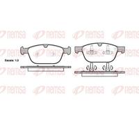Pastillas de freno Eje delantero 1397.00 REMSA para VOLVO XC60 I SUV XC90 I