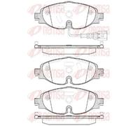 Pastillas de freno Eje delantero 1515.01 REMSA para SEAT VW AUDI SKODA CUPRA