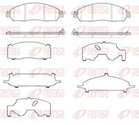 Pastillas de freno Eje delantero 1612.24 REMSA para NISSAN NV200 Furgoneta LEAF