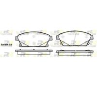 Pastillas de freno Eje delantero 21431.02 ROADHOUSE para OPEL CHEVROLET VAUXHALL