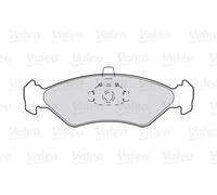 Pastillas de freno Eje delantero 301043 VALEO para FORD MAZDA