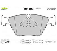 Pastillas de freno Eje delantero 301409 VALEO para BMW 5 5 Touring
