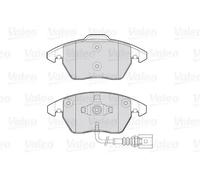 VALEO Juego de 4 pastillas de freno para AUDI: TT, A3, S3, A1 & VOLKSWAGEN: Golf Cabriolet, Eos, Golf, Polo, Jetta, Caddy, Passat (Ref: 301635)