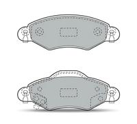 Pastillas de freno Eje delantero 301736 VALEO para TOYOTA YARIS