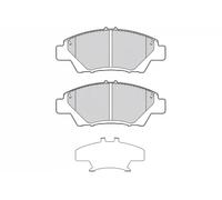 Valeo Pastillas de freno 302158 – Juego de 4, eje delantero, ECE-R90, para Honda Jazz/CR-Z/Insight