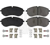 Pastillas de freno Eje delantero ADBP420037 BLUE PRINT para VW MAN