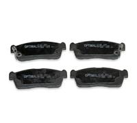 Pastillas de freno Eje delantero BP-12413 OPTIMAL para SUZUKI DAIHATSU SUBARU