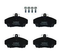 KAMOKA Juego de pastillas de freno Delantero ex ontacto de avisador de desgaste con accesorios JQ101194 Juego de pastillas de freno Compatible con LAND ROVER Freelander SUV L314