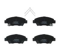 Pastillas de freno Eje delantero JQ101267 KAMOKA para HONDA JAZZ III INSIGHT
