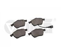 Pastillas de freno Eje delantero Low-Metallic 66980008401 vika para AUDI VW SEAT