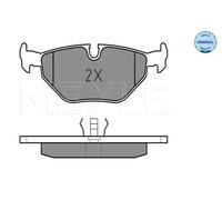 Pastillas de freno Eje trasero 025 209 9517 MEYLE para BMW 3 5 5 Touring 7