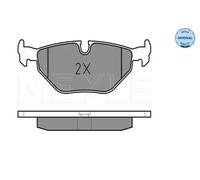 MEYLE Juego de 4 pastillas de freno para BMW: Série 3, Z3, Z1 (Ref: 025 216 0717)
