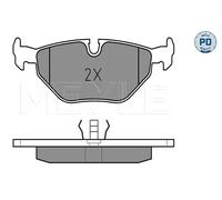 MEYLE Juego de 4 pastillas de freno para BMW: SÃ©rie 3, Z3 (Ref: 025 216 0717/PD)
