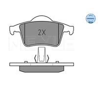 Pastillas de freno Eje trasero 025 230 7616 MEYLE para VOLVO V70 I S80 I V70 II