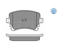 Pastillas de freno Eje trasero 025 233 2617 MEYLE para VW AUDI