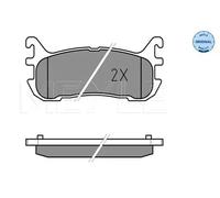 Pastillas de freno Eje trasero 025 233 8713/W MEYLE para MAZDA MX-5 I 323 F V