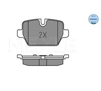 Pastillas de freno Eje trasero 025 236 2316 MEYLE para MINI BMW