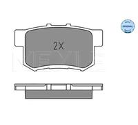 Pastillas de freno Eje trasero 025 237 3615 MEYLE para HONDA CR-V II FR-V