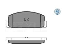MEYLE Juego de 4 pastillas de freno para MAZDA: 626, 323, Premacy, 6 (Ref: 025 240 4514/PD)
