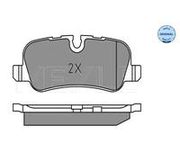 Pastillas de freno Eje trasero 025 241 9217 MEYLE para LAND ROVER DISCOVERY IV