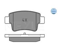 Pastillas de freno Eje trasero 025 243 4917 MEYLE para FIAT OPEL ABARTH