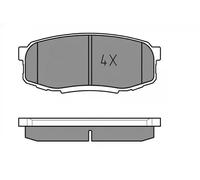 MEYLE Juego de 4 pastillas de freno para TOYOTA: Land Cruiser & LEXUS: LX 570 (Ref: 025 246 5317)