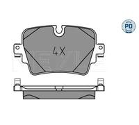 MEYLE Juego de 4 pastillas de freno para JAGUAR: F Type, XJ (Ref: 025 257 4217/PD)