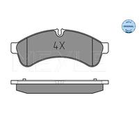 Pastillas de freno Eje trasero 025 292 3122 MEYLE para IVECO DAILY IV Furgoneta