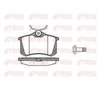 Pastillas de freno Eje trasero 0263.05 REMSA para RENAULT SEAT VW PEUGEOT AUDI