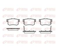 Pastillas de freno Eje trasero 0325.02 REMSA para SUZUKI ROVER HONDA