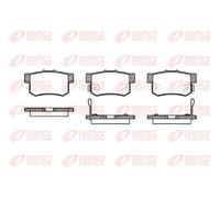 Pastillas de freno Eje trasero 0325.12 REMSA para ROVER HONDA