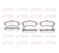 Pastillas de freno Eje trasero 0607.02 REMSA para NISSAN 200SX Coupé ALMERA I