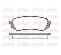Pastillas de freno Eje trasero 0706.00 REMSA para TOYOTA LEXUS