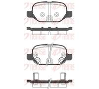 Pastillas de freno Eje trasero 0727.32 REMSA para FIAT 500L PANDA PANDA VAN