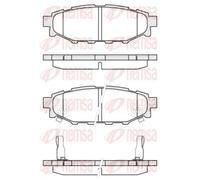 Pastillas de freno Eje trasero 1136.12 REMSA para SUBARU XV LEGACY IV OUTBACK