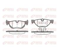Pastillas de freno Eje trasero 1145.00 REMSA para BMW 3 Touring 3 1 Coupé 1