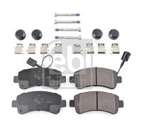 Pastillas de freno Eje trasero 116234 FEBI BILSTEIN para FIAT PEUGEOT CITROËN