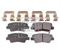 Febi bilstein 116301 - Pastillas de freno con material de montaje, 1 unidad