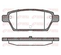 Pastillas de freno Eje trasero 1195.10 REMSA para MAZDA 6 Hatchback 6 Sedán