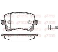 REMSA Juego de pastillas de freno Trasero con accesorios 1342.00 Juego de pastillas de freno Compatible con VW Passat B7 Variant 365 Passat B6 Variant 3C5 Passat B6 Sedán 3C2 SHARAN 7N1, 7N2 TIGUAN 5N