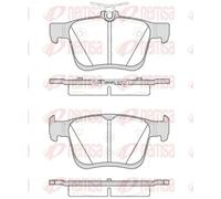 Pastillas de freno Eje trasero 1516.00 REMSA para SEAT VW AUDI SKODA CUPRA