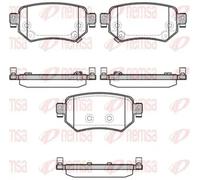 Pastillas de freno Eje trasero 1682.02 REMSA para MAZDA 6 Sedán 6 Station Wagon