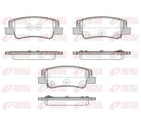 Pastillas de freno Eje trasero 1956.02 REMSA para HYUNDAI KIA