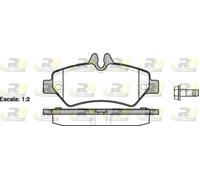 Pastillas de freno Eje trasero 21246.00 ROADHOUSE para MERCEDES-BENZ VW