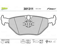 VALEO Juego de 4 pastillas de freno para BMW: Série 5 & ALPINA: B10 (Ref: 301311)