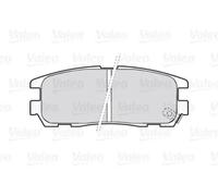 Pastillas de freno Eje trasero 301507 VALEO para OPEL ISUZU