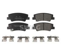 Pastillas de freno Eje trasero 33 11 0384 SWAG para HYUNDAI KIA