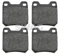 Pastillas de freno Eje trasero 40 91 6155 SWAG para OPEL SAAB