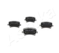 Pastillas de freno Eje trasero 51-00-00007 ASHIKA para SEAT VW SKODA AUDI