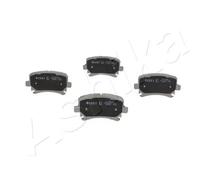 Pastillas de freno Eje trasero 51-00-00007 ASHIKA para VW SKODA AUDI SEAT